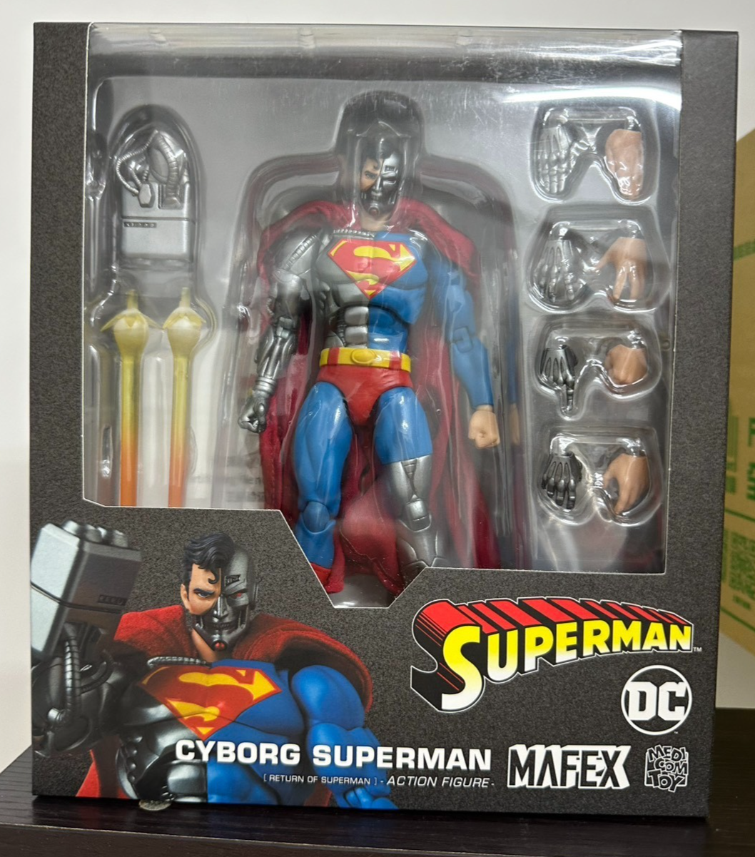 MAFEX NO.164 Returns Of Superman Cyborg Superman Action