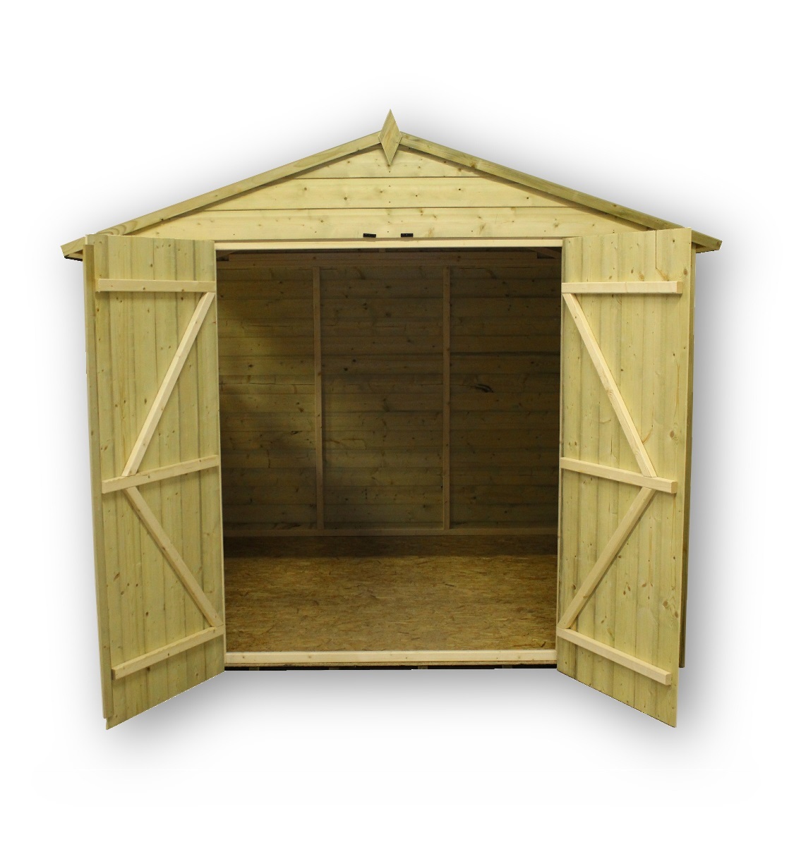 garden shed 8x8 shiplap apex tanalised pressure treated