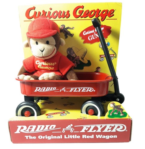 ❤️希少❗️ヴィテージUSA RADIO FLYER Curious e Vintage Curious George Radio Flyer The Original Little Red