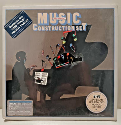 Music Construction Set; Atari 400/800/XL/XE; Disk 48K; Orig Factory wrap