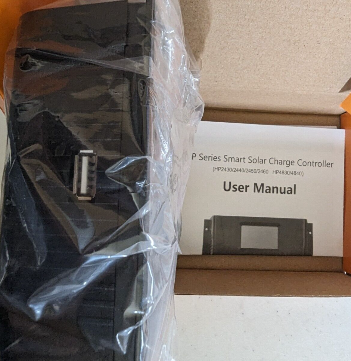 HP SERIES SMART SOLAR CHARGE CONTROLLER HP2440 12V/24V 40A PWM w/LCD SCREEN