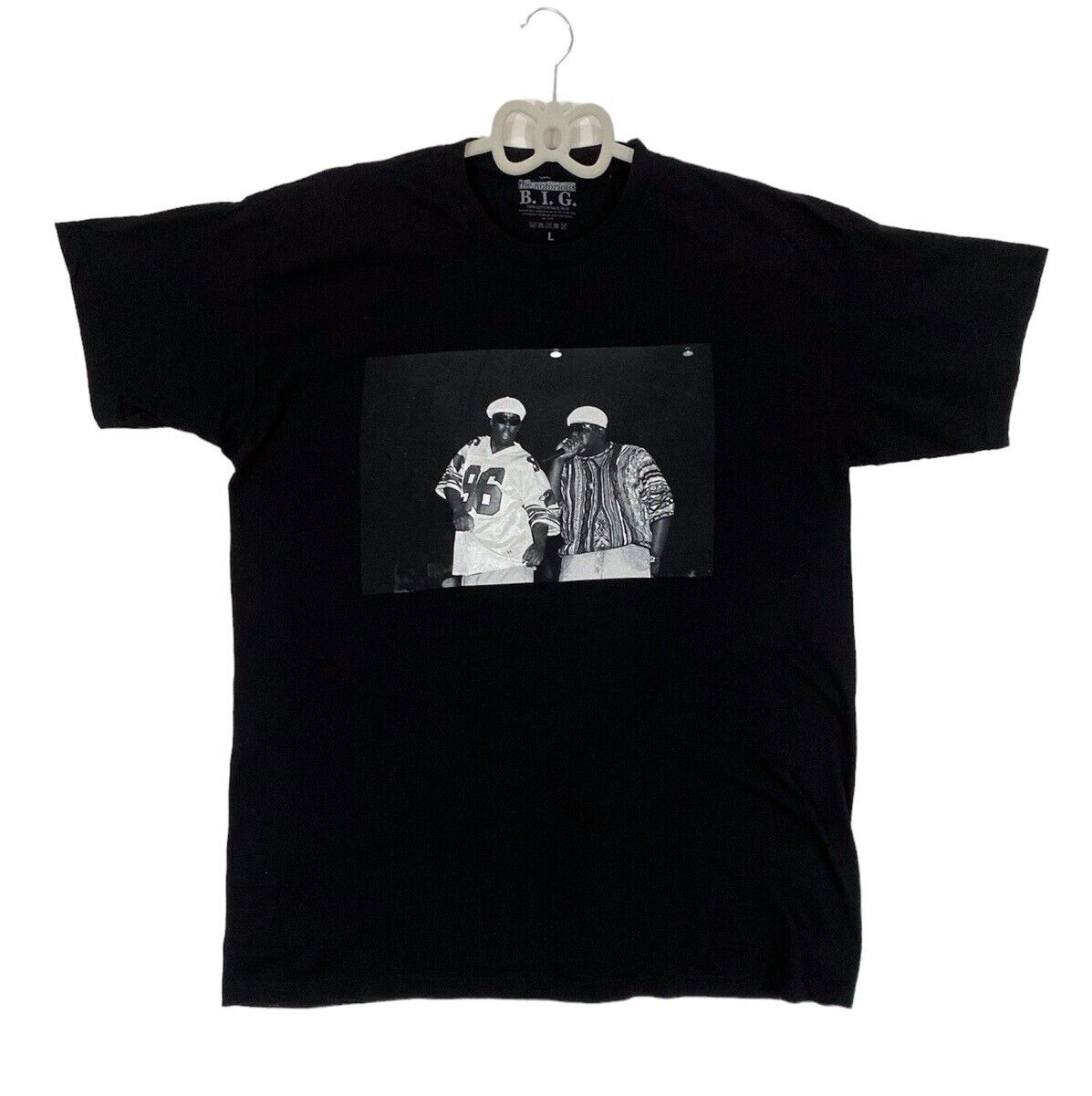 Official Notorious BIG Black T-Shirt Biggie x Puff Daddy L/XL Hip Hop Rap 90s | eBay Official Notorious BIG Black T-Shirt Biggie x Puff Daddy L/XL Hip Hop Rap 90s | eBay