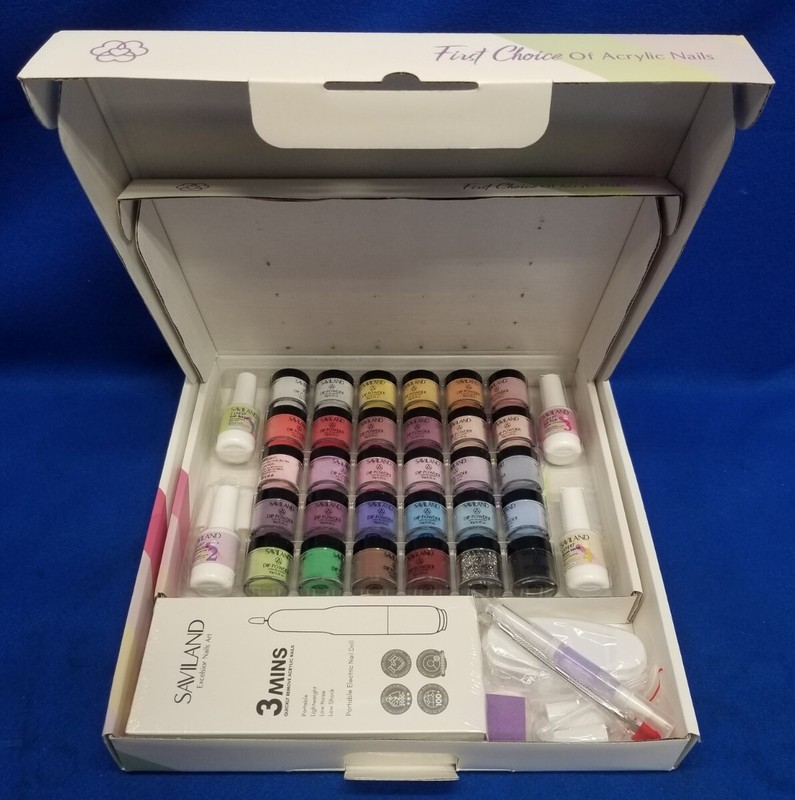 SAVILAND Expert Keratin Dip Powder Nail Kit w/ Drill: 30
