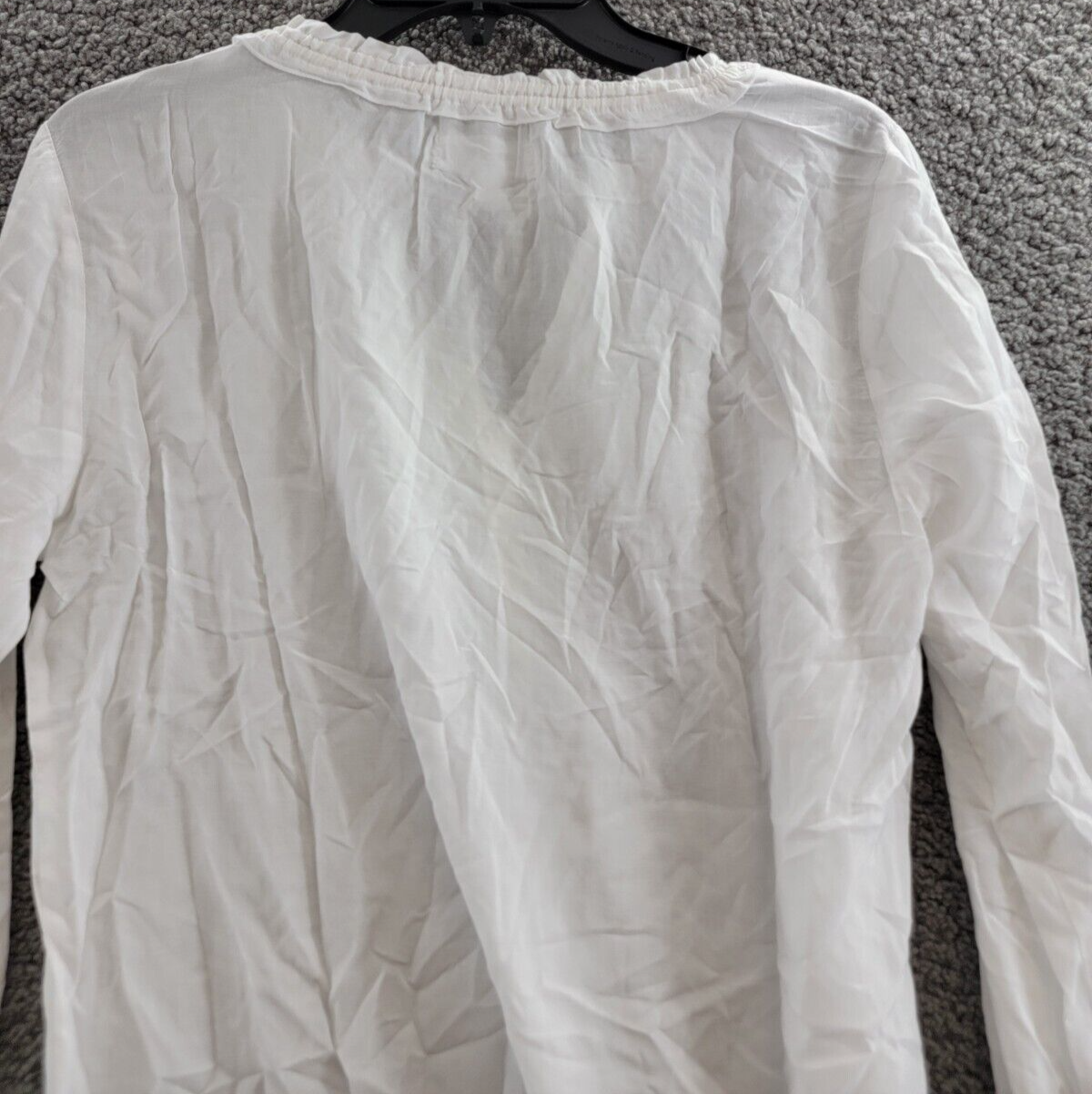 Velvet By Graham & Spencer V-Neck Long Sleeves Pullover Top Women's XS White - Picture 9 of 14