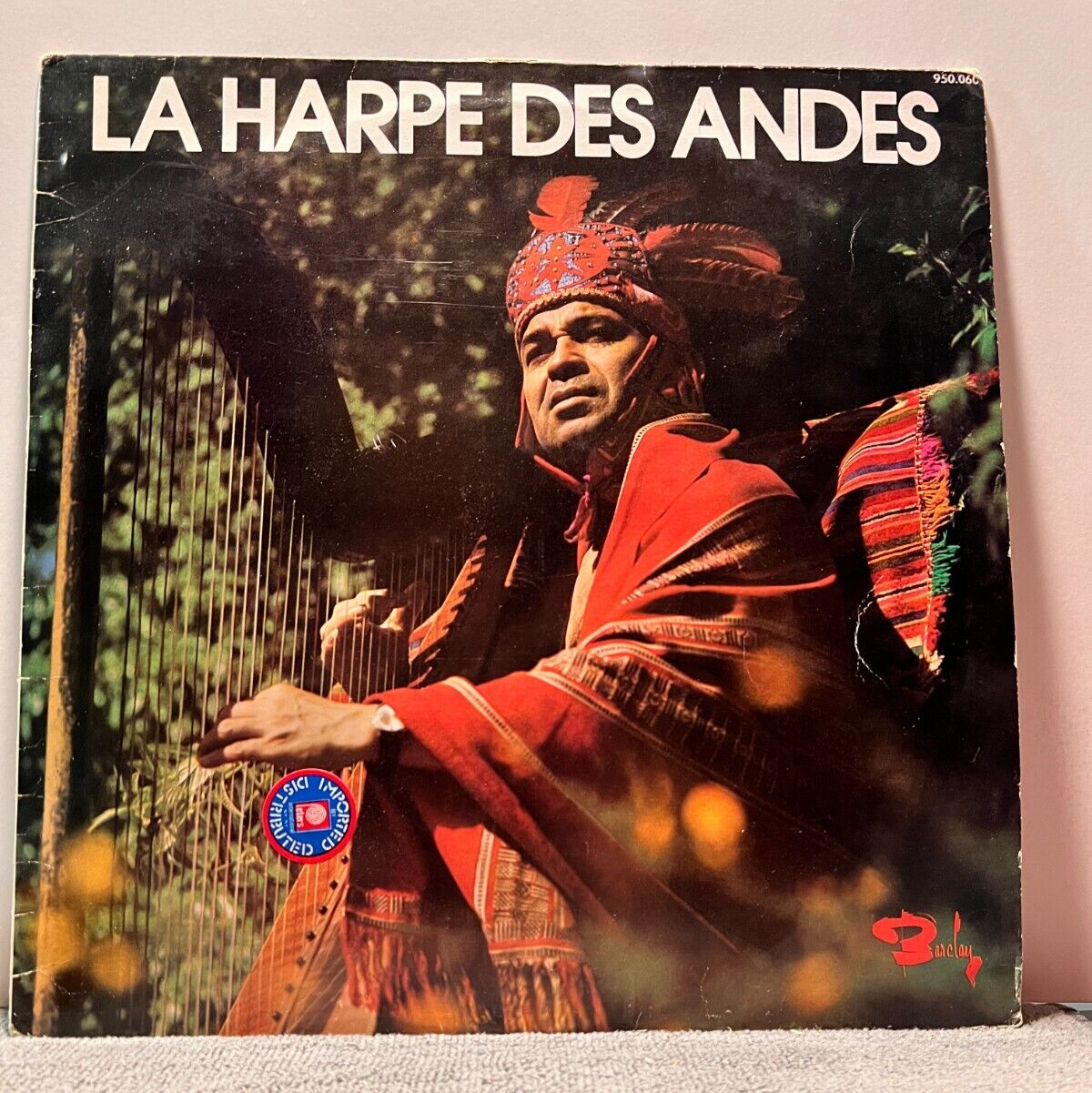 A58 Gerardo Servin: La Harpe Des Andes, 1974 Barclay Records A58 Gerardo Servin: La Harpe Des Andes, 1974 Barclay Records