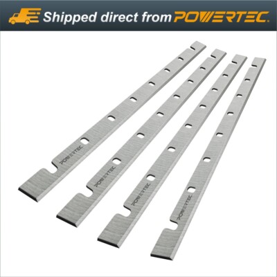POWERTEC 12-1/2 inch Planer Blades Replacement for DeWalt DW7332 DW733 - 4pcs