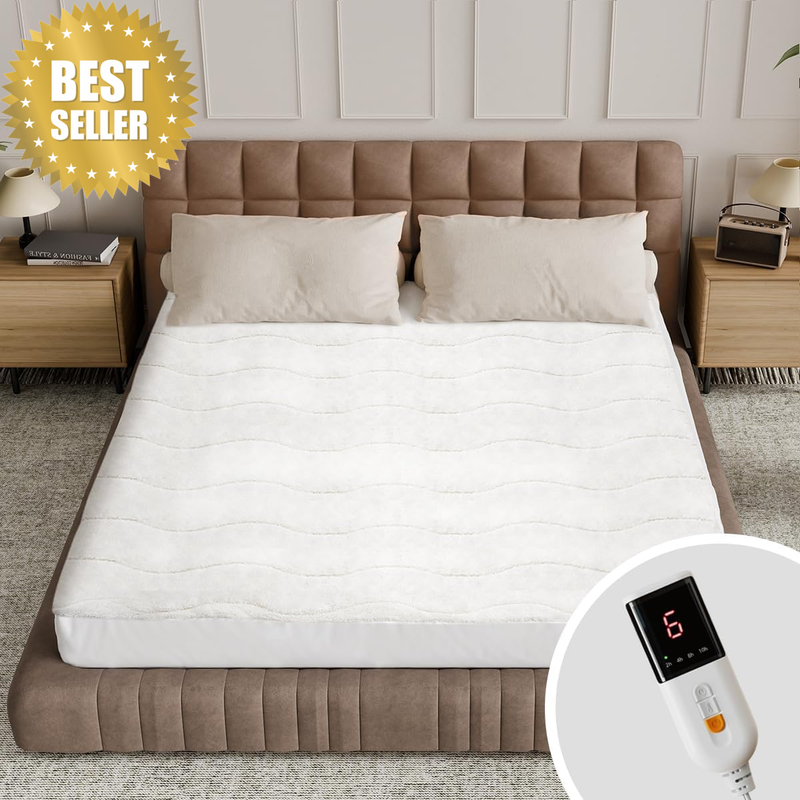Electric Blanket Single Size - Heated Electric Underblanket Single Control with 