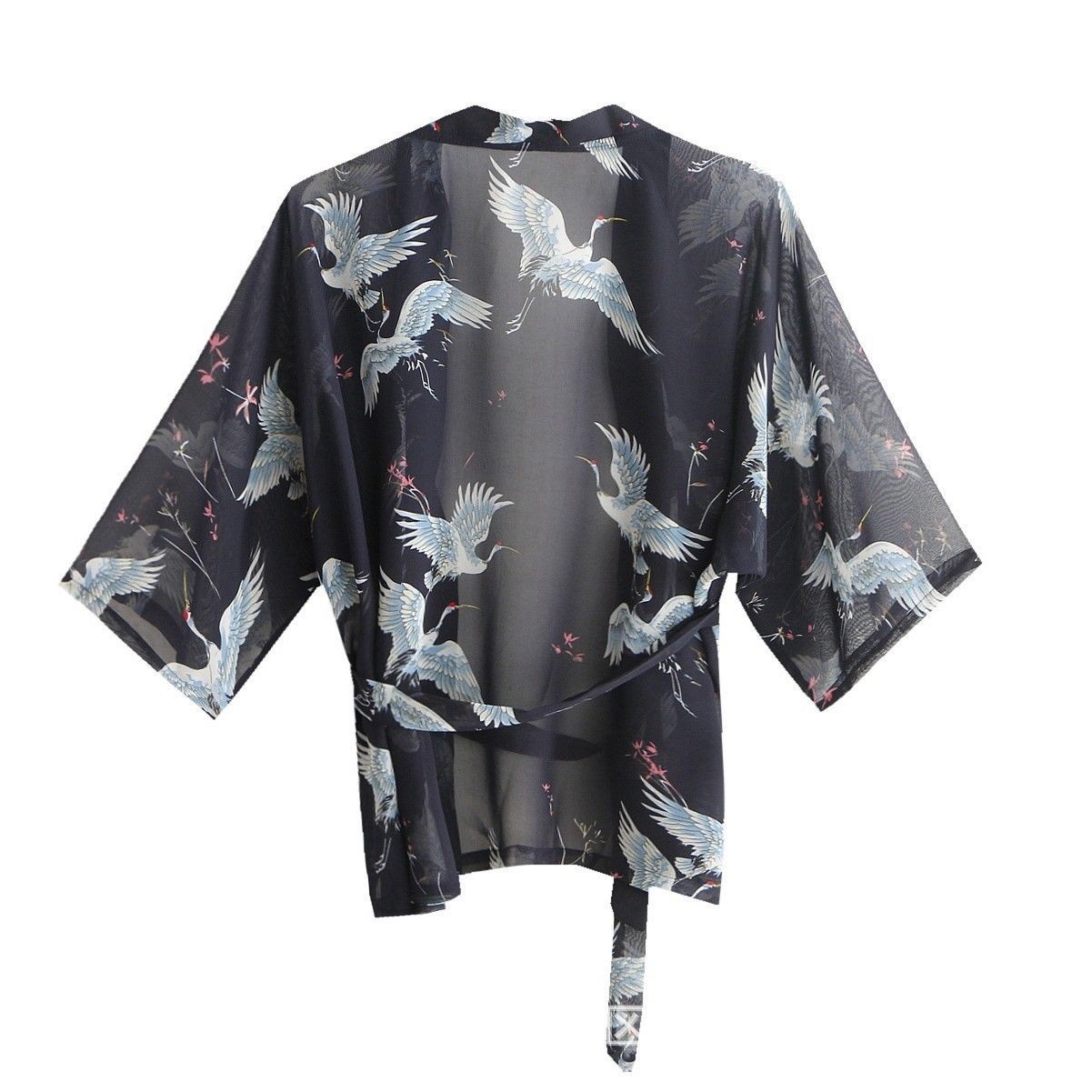 Femme Cardigan Japonais Kimono mousseline de soie été Protection Solaire