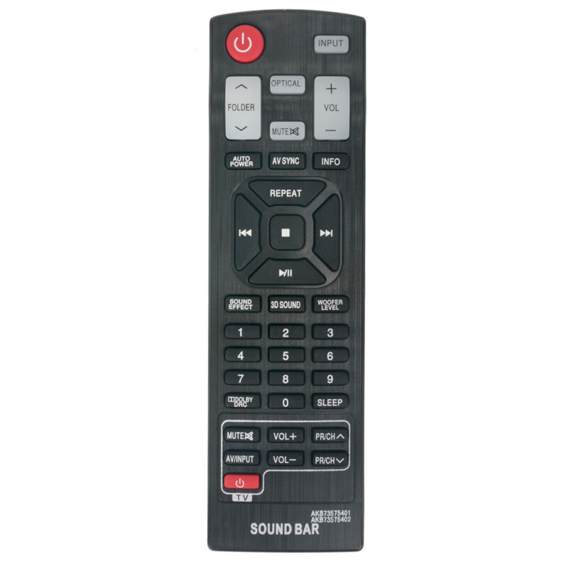 New Replace Remote For Lg Soundbar Nb2420a Nb3520a Nbn36 Nb3730a Nb3531a Nb3530a