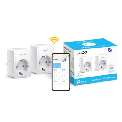 TP-Link Wireless Smart Socket MINI TAPO P100M, 16A, 240V,  White