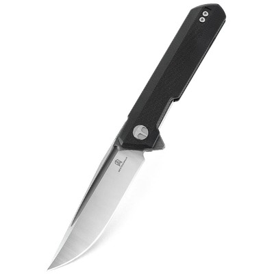BESTECH KNIVES Bestechman Dundee 3.35in Linerlock Black G10 Folding Knife BMK01D