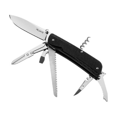 RUIKE LD Multifunctional G10 Black Knife (LD42-B)