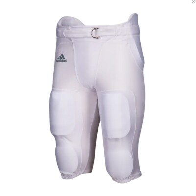ADIDAS Mens CLIMALITE PRO Stretch Integrated Padded Football Pants Arctic White