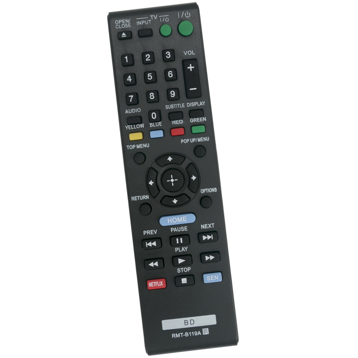 New Replace Remote for Sony Blu-ray Player BDP-BX18 BDP-S185 BDP-S190 BDP-S2100