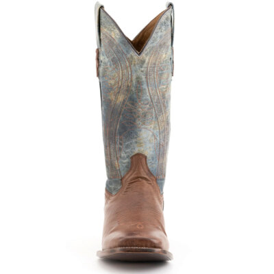 Pre-owned Ferrini Men's Morgan Smooth Ostrich S-toe Kango Boots (1029307) In Kango Tabac