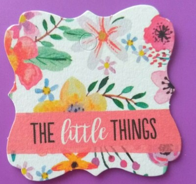 Gift Tags Labels Craft Scrapbooking Card Making The Little Things Floral x10