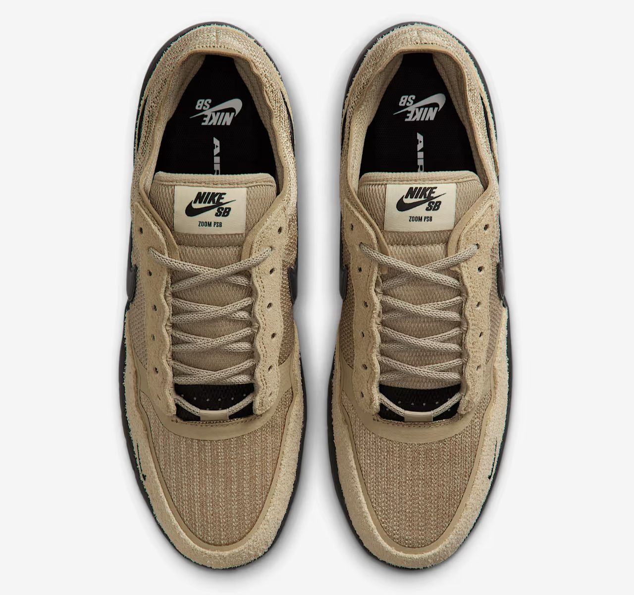 Nike SB PS8 Skateboarding Shoes Khaki Brown Black Men's