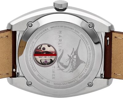Pre-owned Timex [] Watch Marlin Jet Silver Dial Automatic 39mm Tw2v62000 Men's Brown