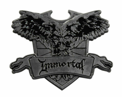 Immortal Crest Metal Pin - Music Band Hat Lapel Badge Licensed
