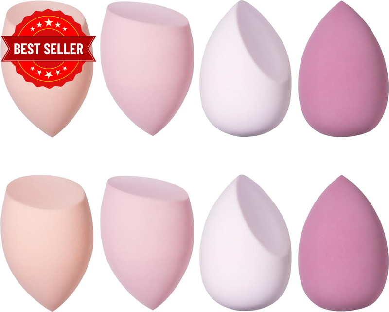 8 Pcs Makeup Sponges Blender Set Professional Beauty Sponge Foundation Blending