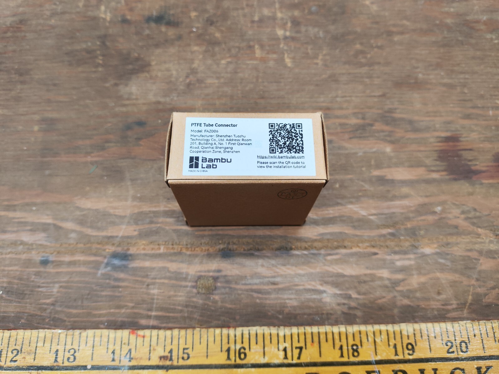 OEM Bambu Lab 3 Pack PTFE Tube Connectors 3D Printer Parts