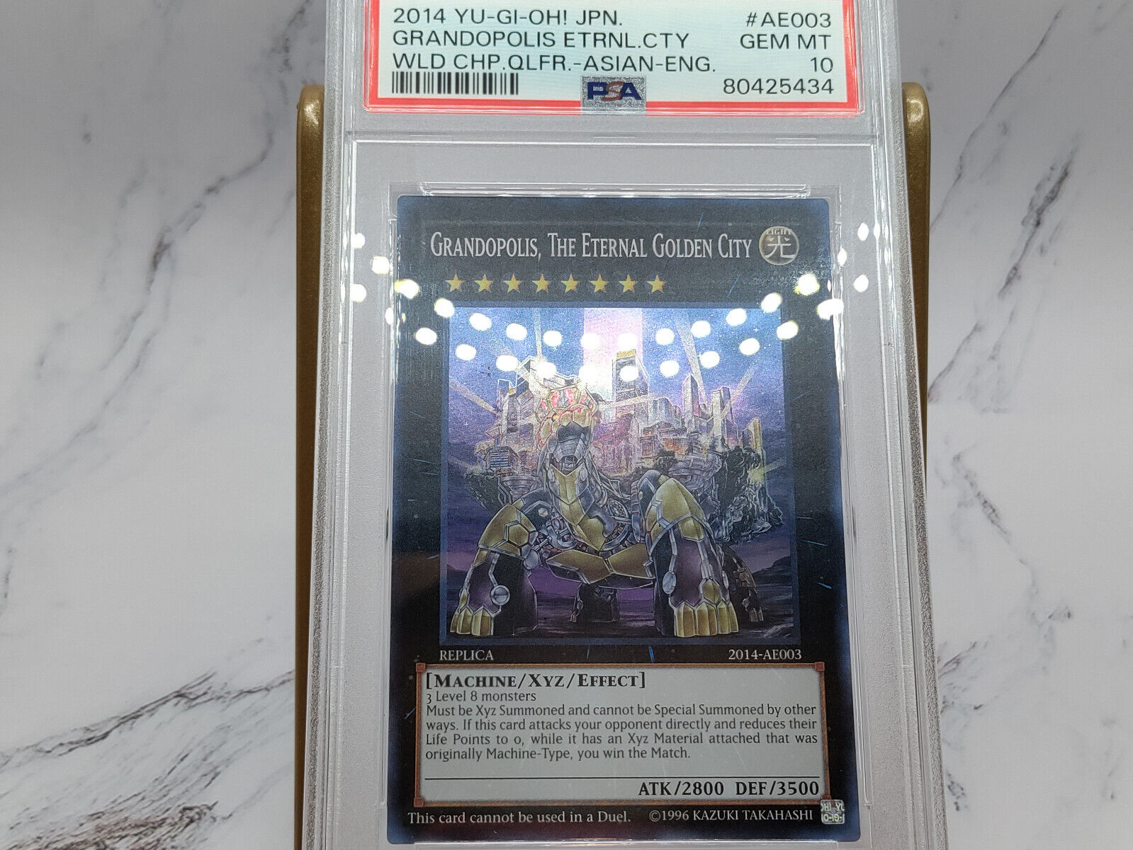 Yu-Gi-Oh! PSA 10 Grandopolis, The Eternal Golden City 2014 Yu-Gi-Oh! PSA 10 Grandopolis, The Eternal Golden City 2014