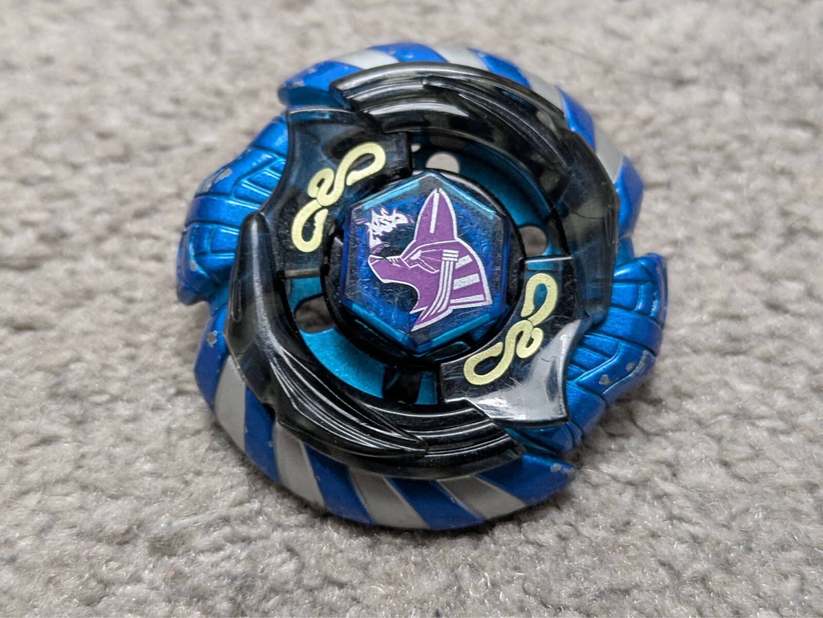 ベイブレード アヌビス Mercury Anubis 85XF Blue Silver Beyblade TAKARA TOMY METAL