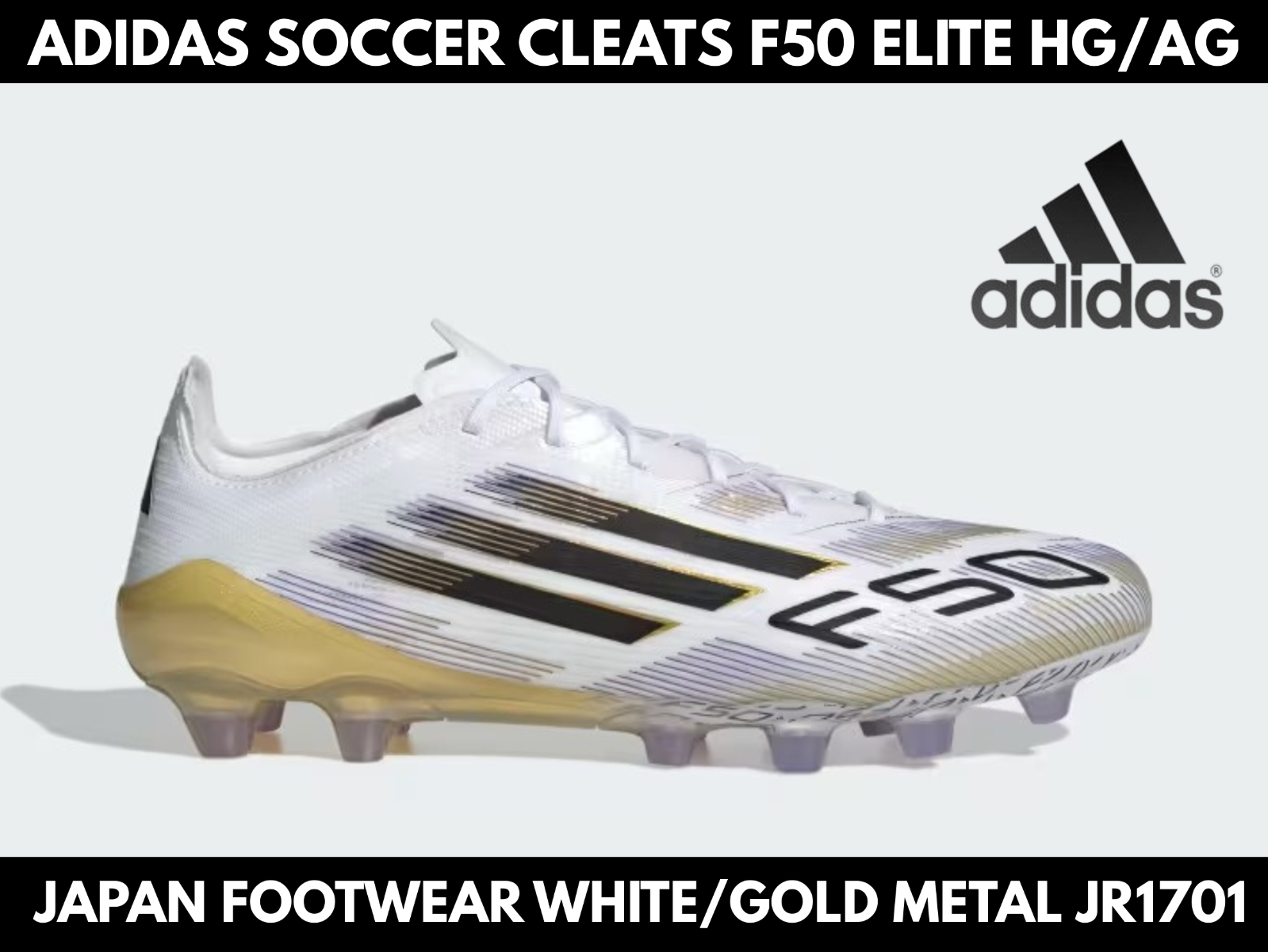 New adidas Soccer Cleats F50 ELITE HG/AG JAPAN Footwear