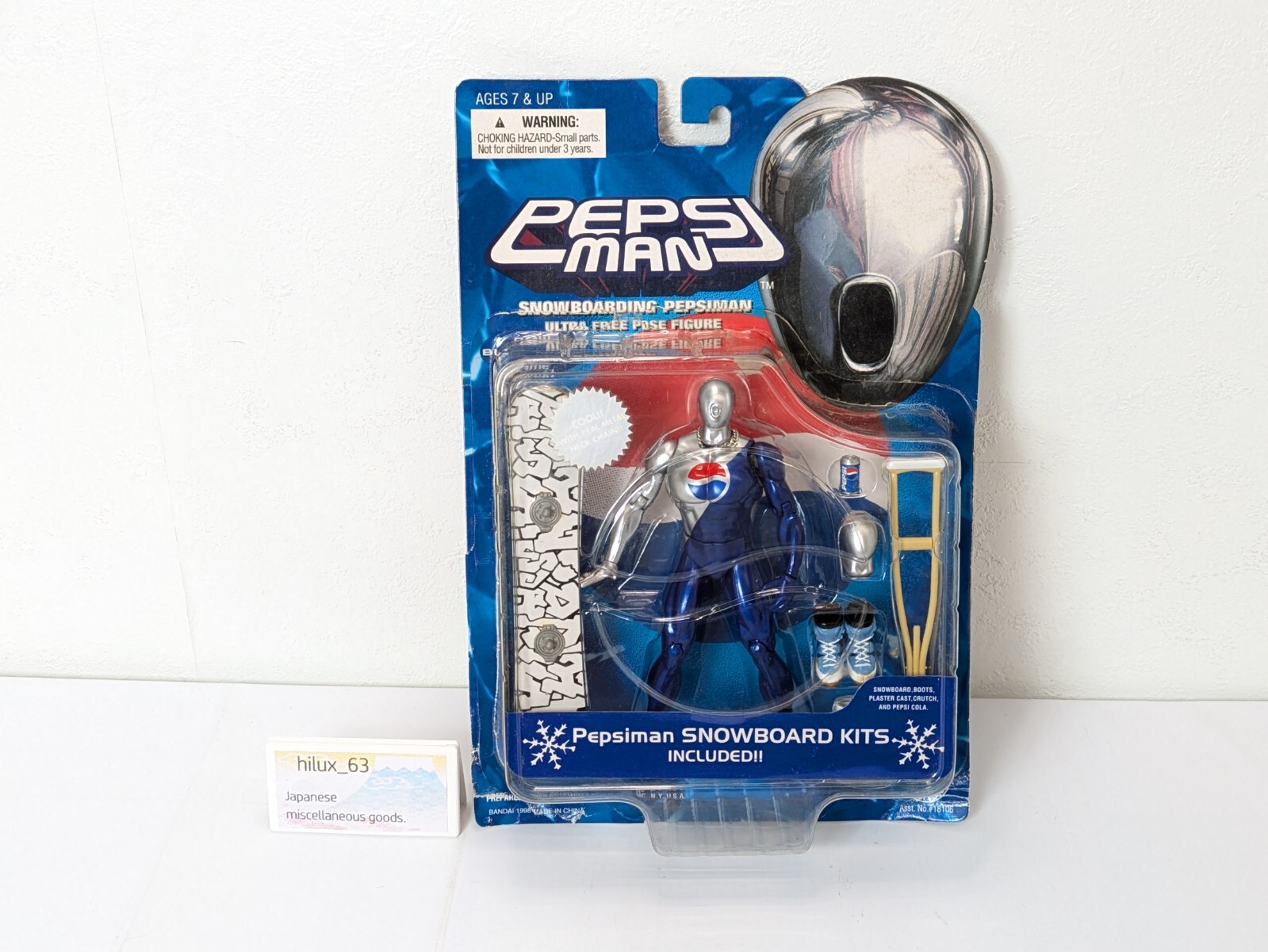 PEPSI MAN Snowboarding Pepsiman Ultra Free Pose Figure 150mm PEPSI MAN Snowboarding Pepsiman Ultra Free Pose Figure 150mm