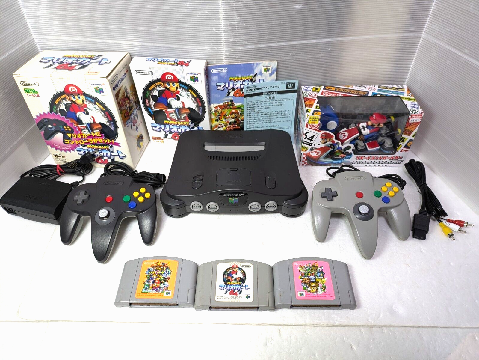 Nintendo 64 Region Free Console 2Controller Mario Kart N64