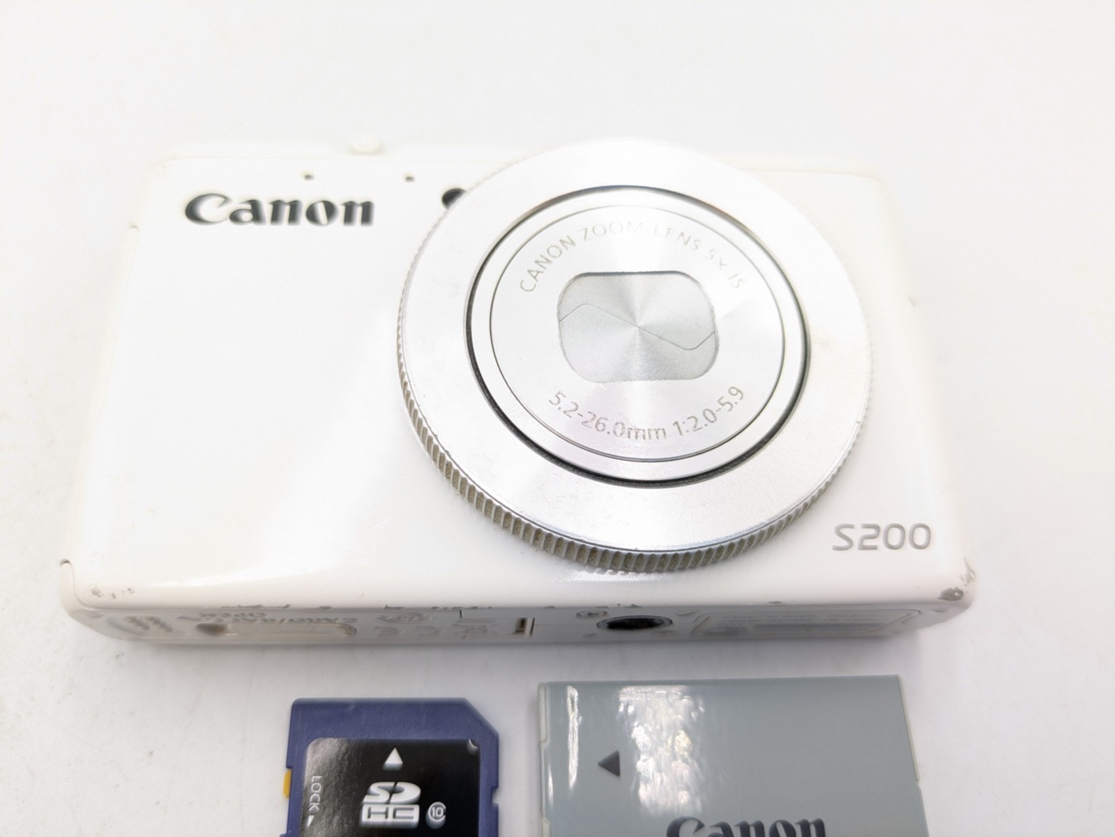 Canon S200 Power Shot デジカメ　ホワイト　カメラ Canon PowerShot S200 White compact digital camera | eBay