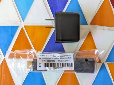 Plug & HDMI Cable Extender Google Chromecast Roku Stick Amazon Fire TV