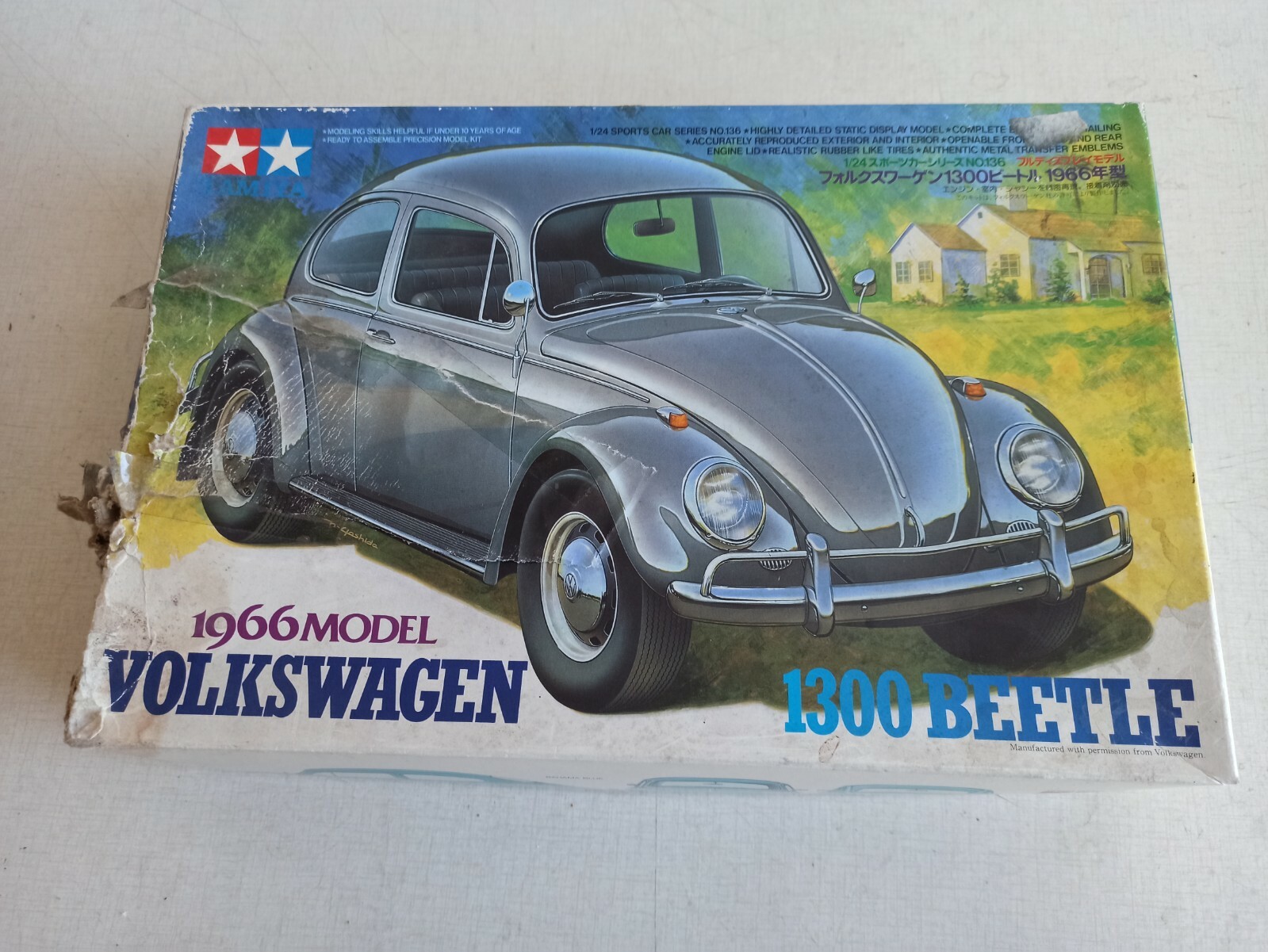 Volkswagen 1/25 モデルキット Wolkswagen 1300 Beetle 1/24 - 1966 Model - Tamiya | eBay