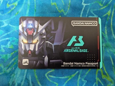 UNUSED Gundam Arsenal Base Bandai Namco Passport arcade Amusement IC card