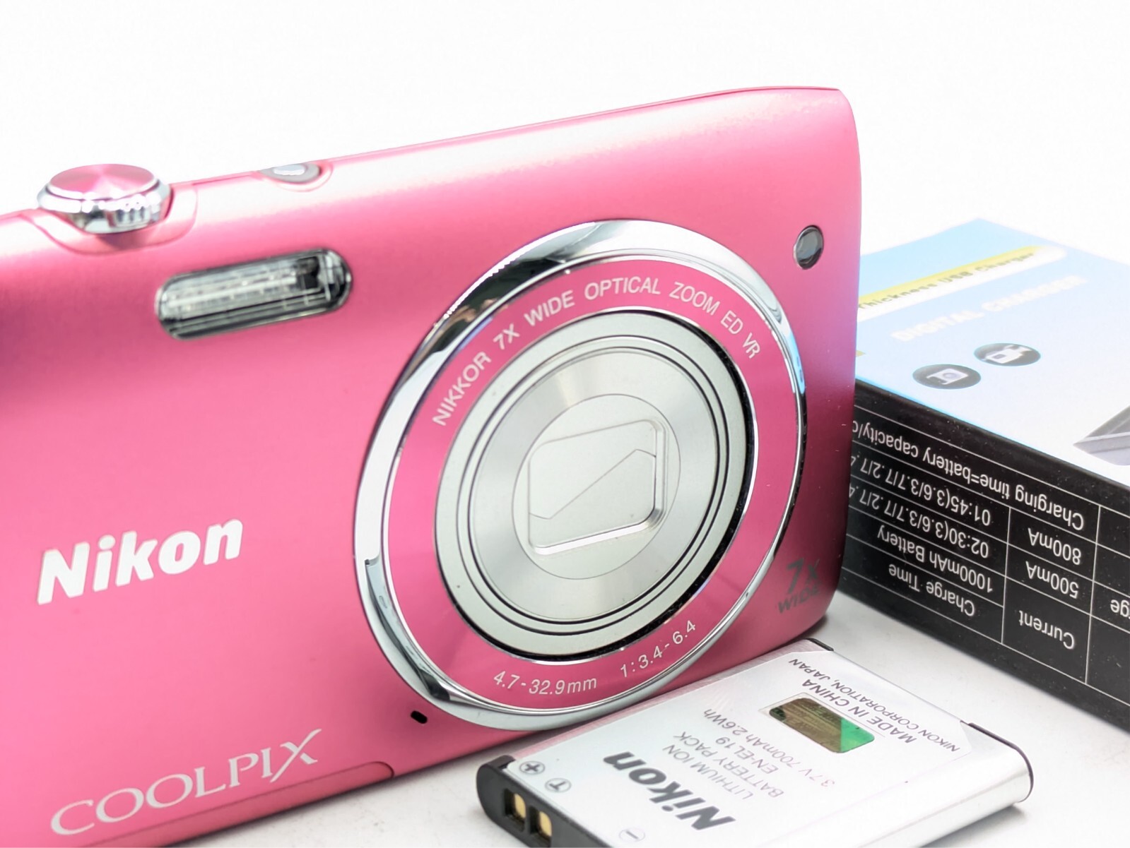 Nikon COOLPIX S3500ピンク Mint] Nikon COOLPIX S3500 pink Compact Digital Camera from