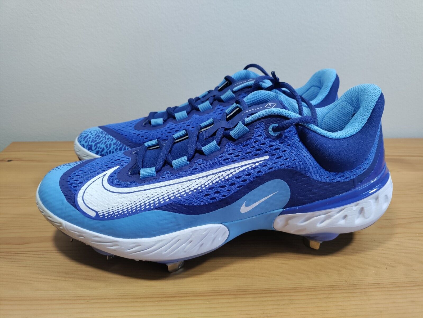Nike Alpha Huarache Elite 4 Low Royal Blue White DJ6521-414 Nike Alpha Huarache Elite 4 Low Royal Blue White DJ6521-414
