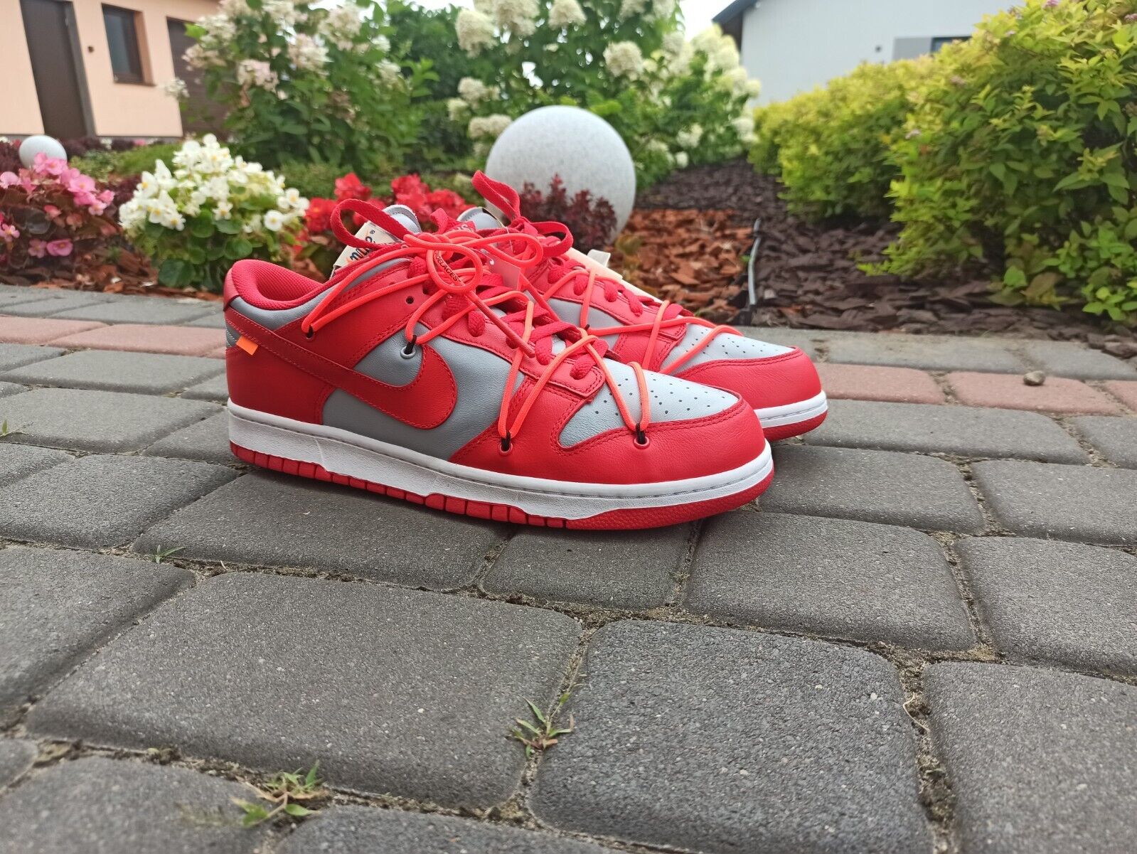 Nike Dunk Low Off-White University Red 13us 47,5EU new Nike Dunk Low Off-White University Red 13us 47,5EU new