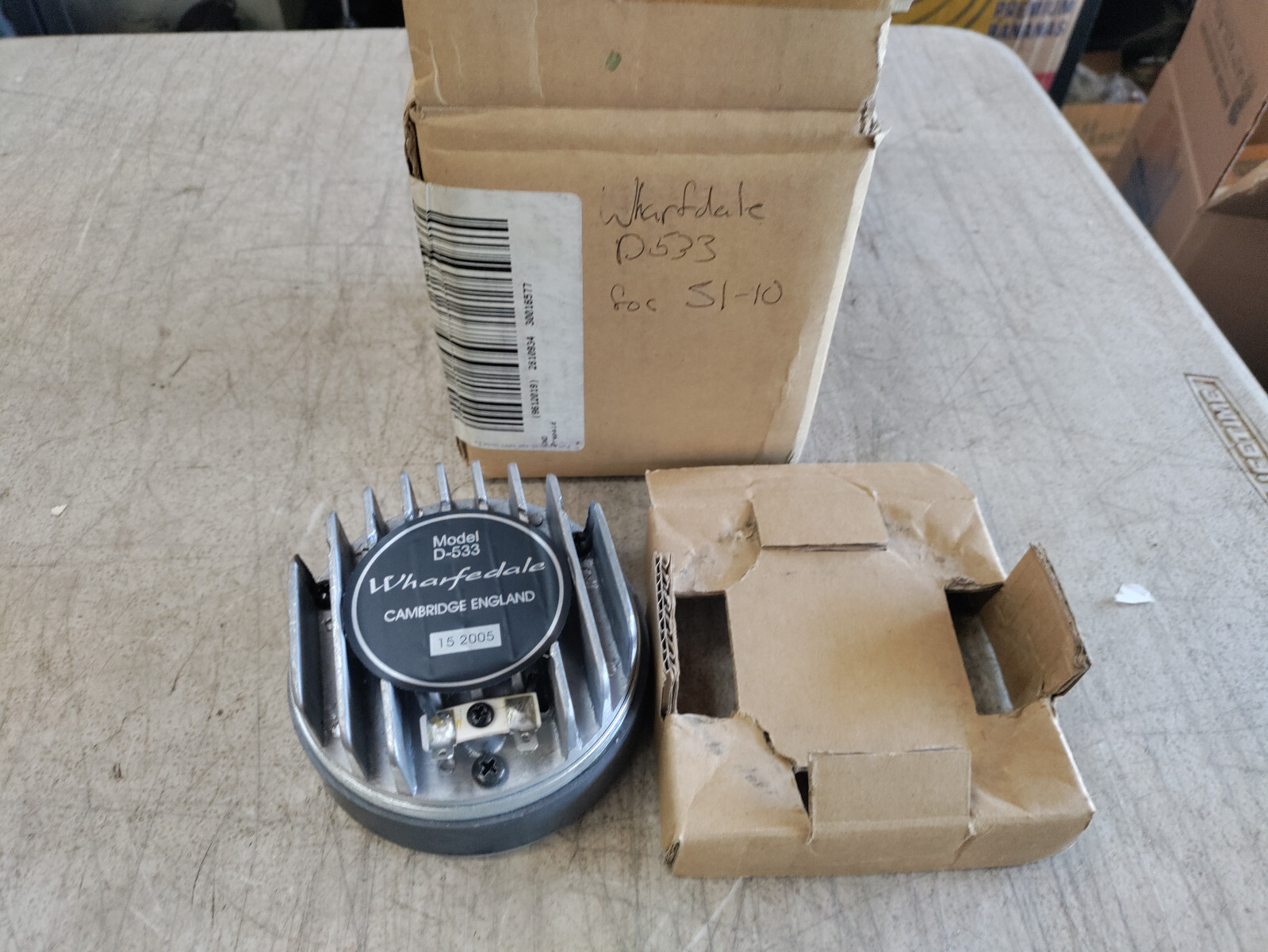 Wharfedale SI-28 Speaker D-533 1” Compression Horn Tweeter 8 Ohm