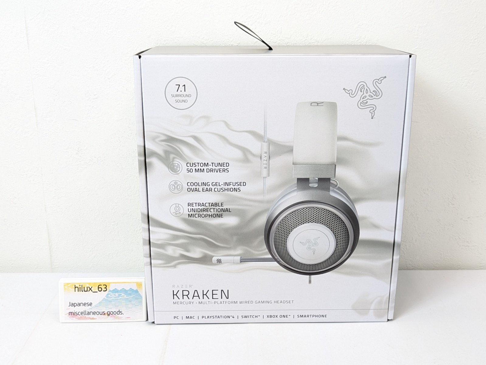 RAZER Kraken Gaming Headset Mercury White RZ04-02830400-R3M1