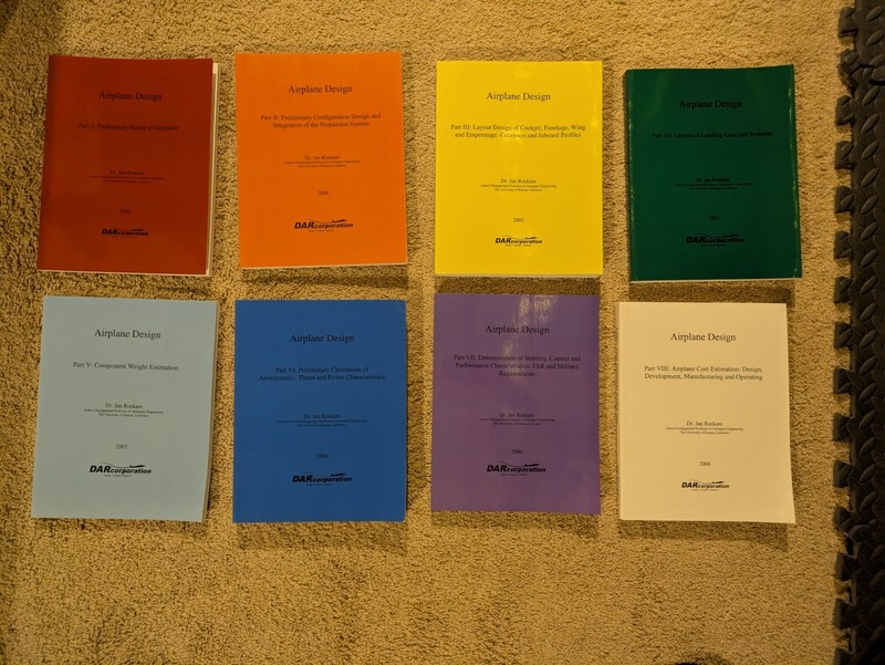roskam airplane design Volumes I - VIII