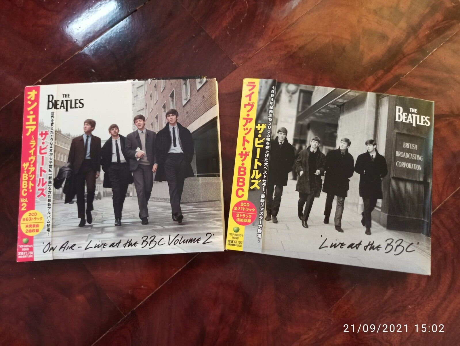 沸騰ブラドン The TYCP-60032 TYCP-60032-33 1+2 BBC The At Live ‎– Beatles 洋楽
