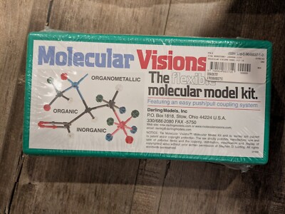 New!! Sealed! Molecular Visions The Flexible Molecular Model Kit HOME SCHOOL! 