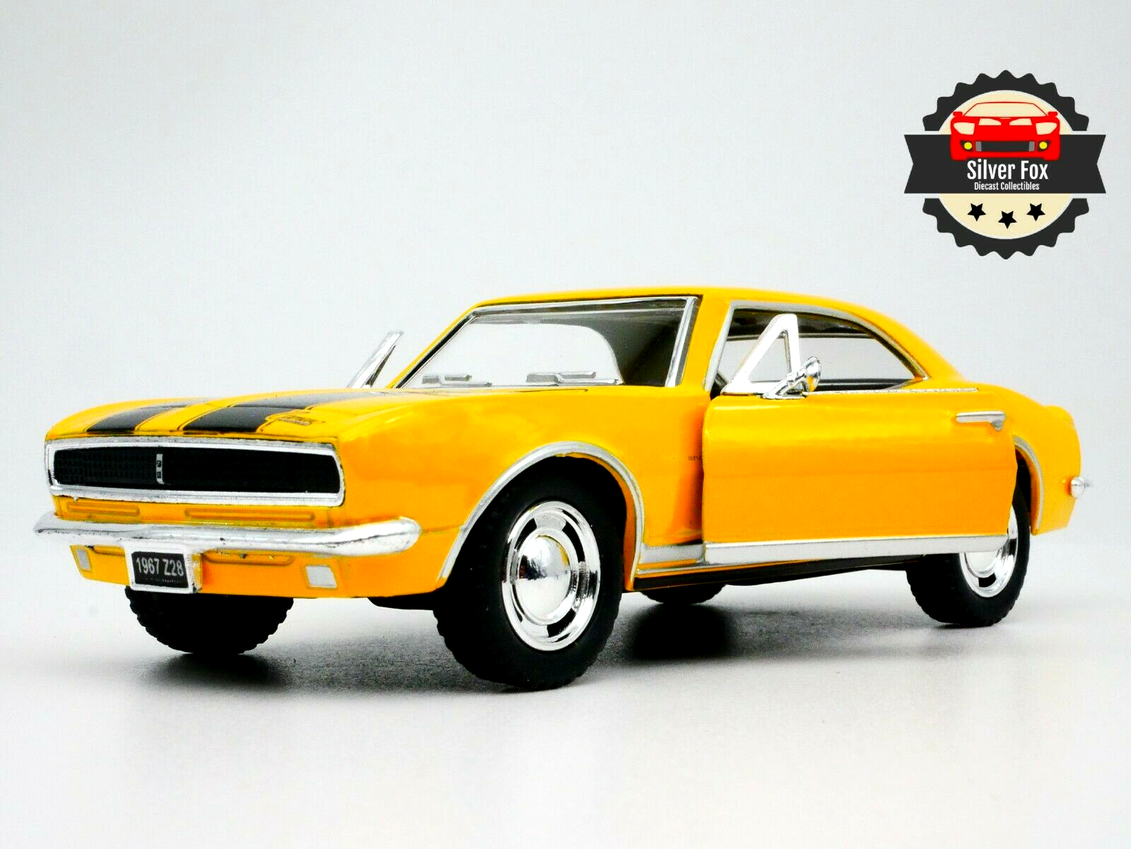 1967 CHEVROLET CAMARO DARK YELLOW POLY Z-28 1:37 SCALE