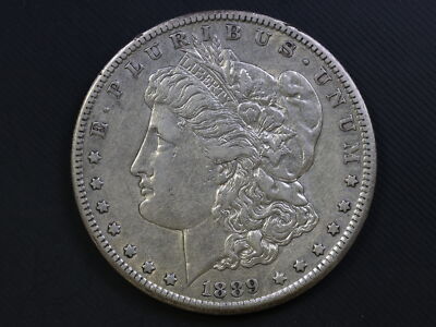 1889 S 1D Morgan Dollar Ch VF details San Francisco