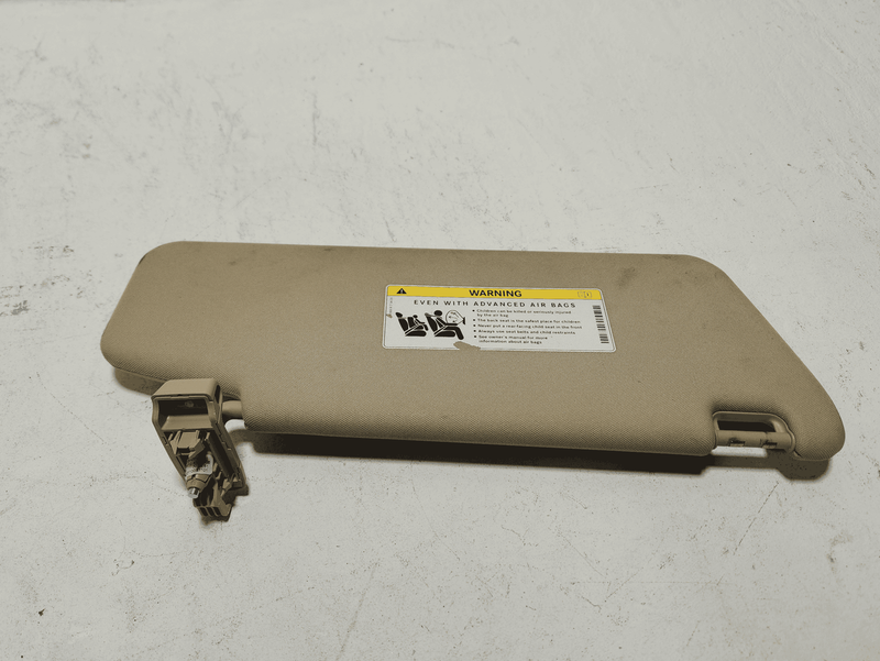 Used 2014-16 Front Windshield Left Driver Side Sunvisor Sun Visor OEM Beige