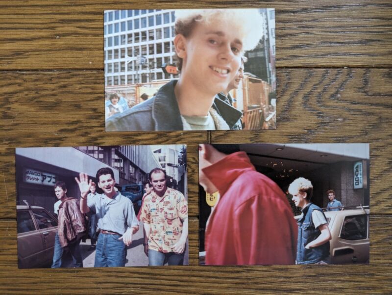 DEPECHE MODE 1983 1st Japan Tour Lot of 3 Photo Picture PRIVATE OFF SHOT