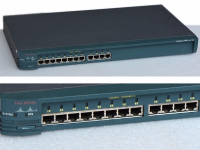 Cisco Switch Catalyst 2900 WS-C2912-XL-EN 12x Port 10/100