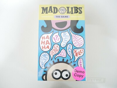 Mad Libs The Game Demo Copy Card Board Game New Factory Sealed