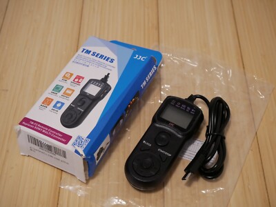 JJC Intervalometer Timer Remote Control Shutter Release Sony A6600 A7R A7S A6500