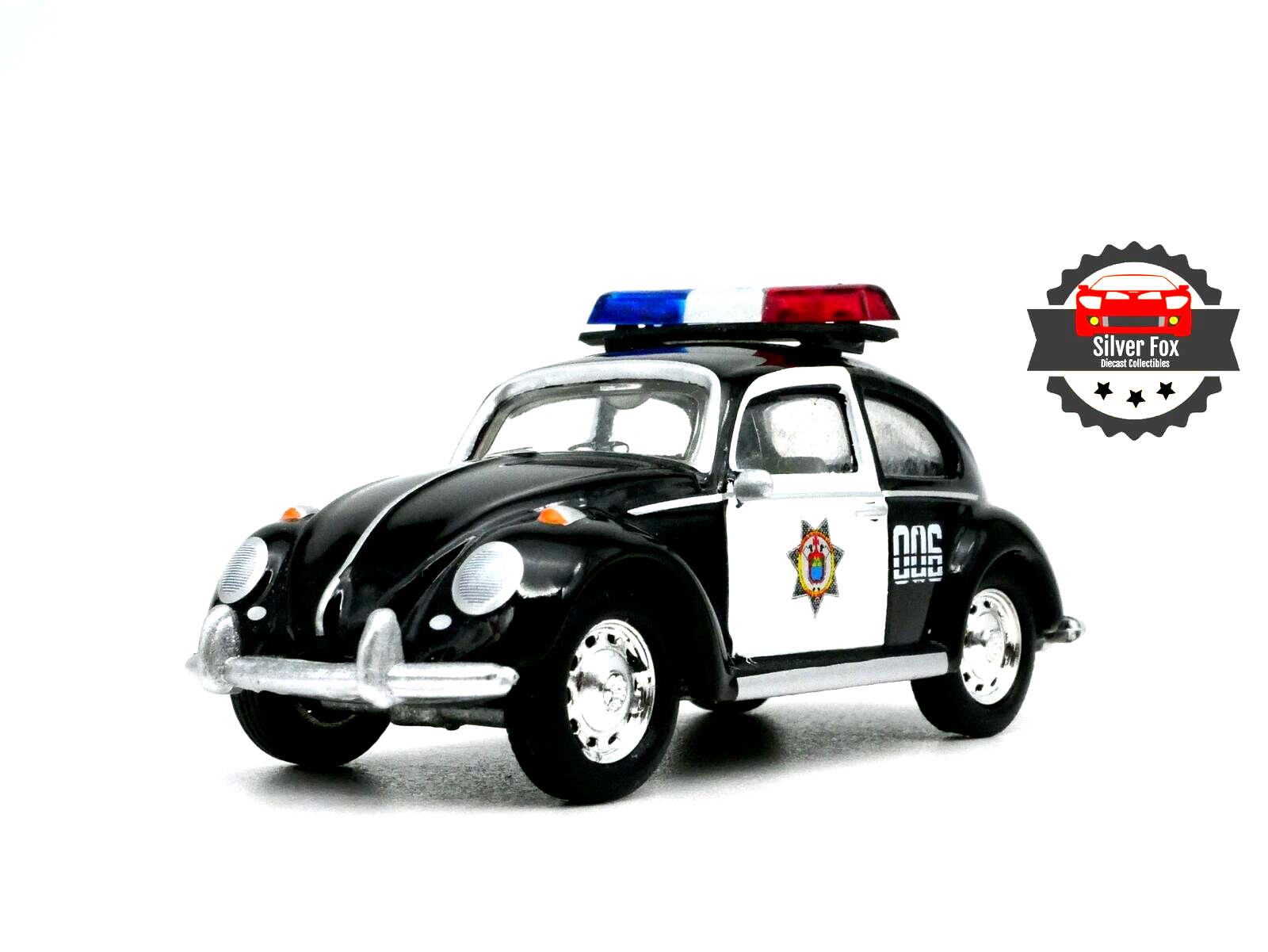 1960'S VOLKSWAGEN BEETLE VERACRUZ MEXICO POLICE 1:64 SCALE DIECAST COLLECTOR